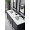 James Martin Vanities Brittany 72in Double Vanity, Black Onyx w/ 3 CM Ethereal Noctis Quartz Top 650-V72-BKO-3ENC - alternate 5